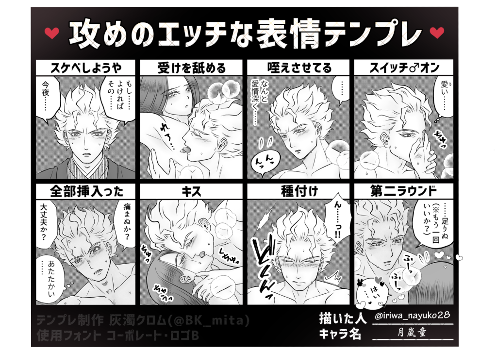 攻め兄上のエッチな表情