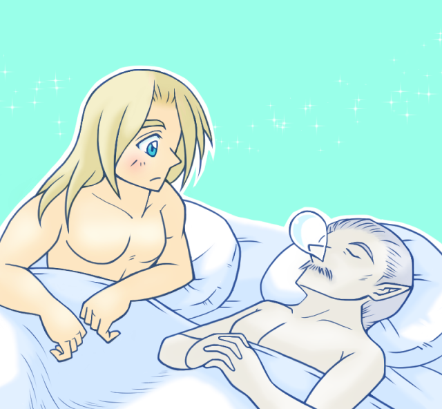 伯爵様のレアな寝姿